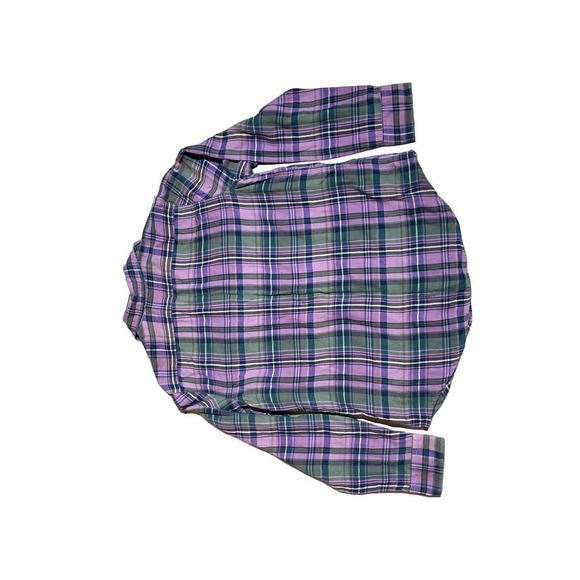 Women's Chaps Plaid Flannel Button up shirt. Size Large. - Picture 3 of 3